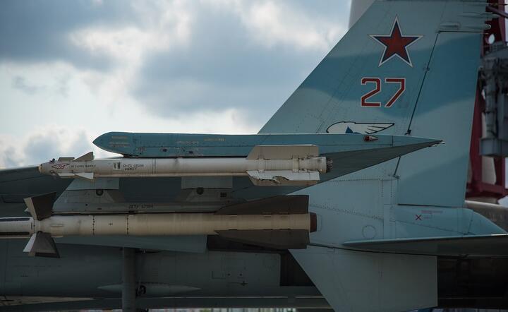 Rosyjski samolot Su-27 gotowy do lotu bojowego / autor: fot. Pixabay