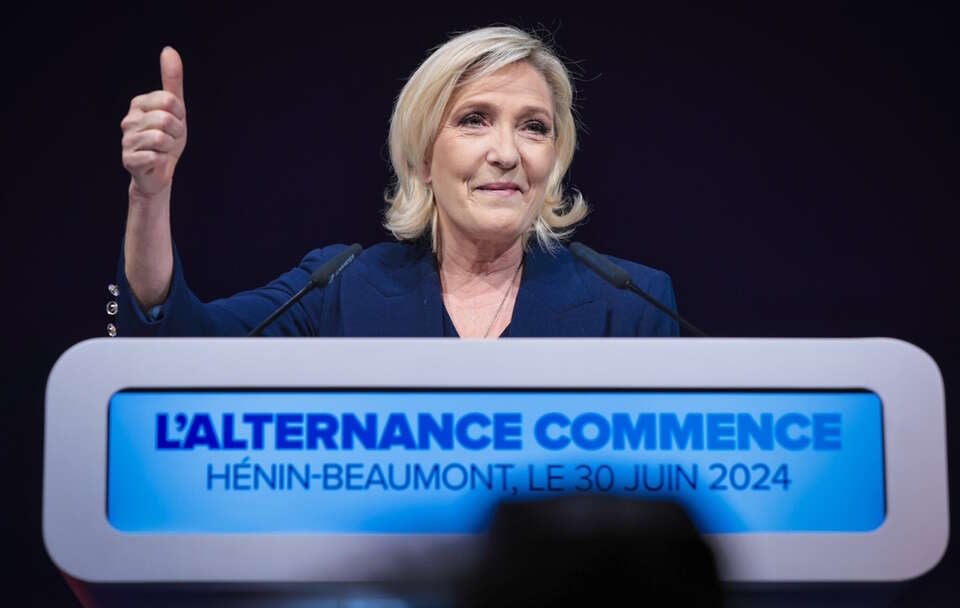 Marine Le Pen / autor: PAP/EPA/Cuenta Oficial Marine Le Pen en / HANDOUT
