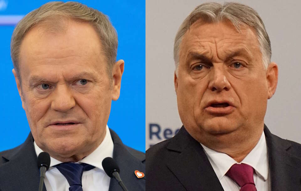 Donald Tusk, Viktor Orban / autor: Fratria