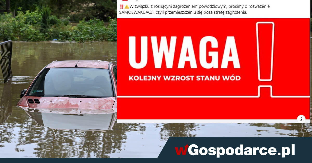 Śmigłowce ewakuują ludność. Woda zajmuje kolejne ulice