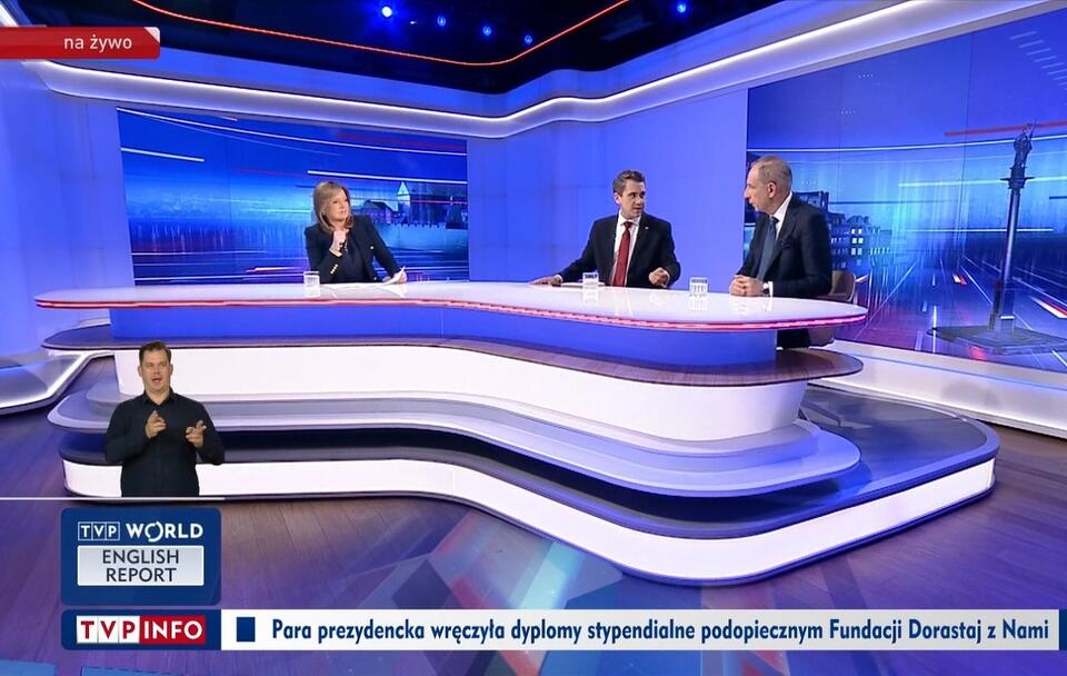 Gorąca dyskusja w TVP Info / autor: wPolityce.pl/TVP Info (screenshot)
