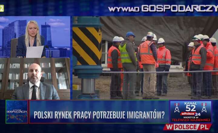 Prof. Konrad Raczkowski z UKSW mówił w studio telewizji wPolsce.pl o skutkach imigracji na polski rynek pracy / autor: YT @wpolscepl - screen