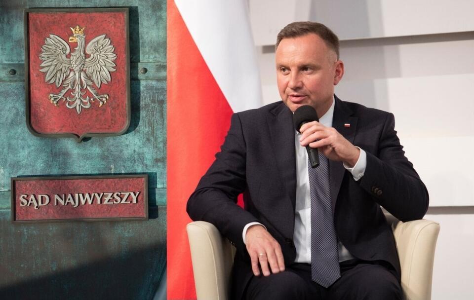 Zdjęcie ilustracyjne/ Sąd Najwyższy/ Prezydent Andrzej Duda  / autor: Fratria