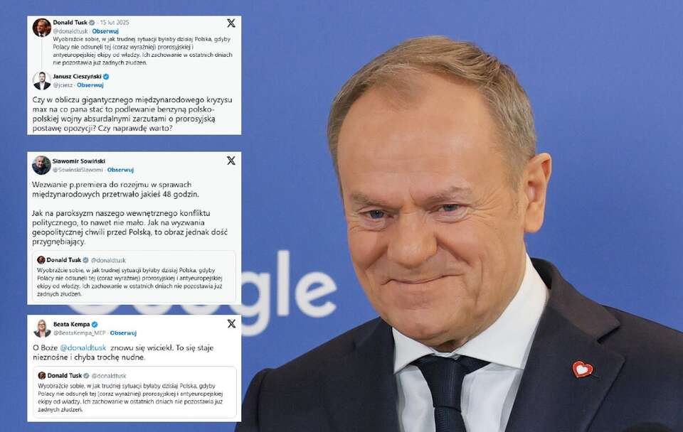 Tusk zapomniał, o co prosił i znowu oskarża o prorosyjskość!