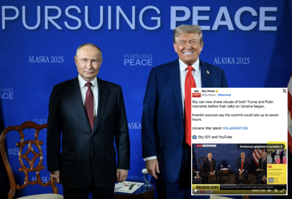 Grad pytań dziennikarzy i dziwne miny Putina...