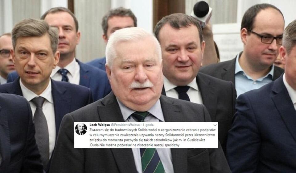 autor: Fratria/Twitter Lech Wałęsa