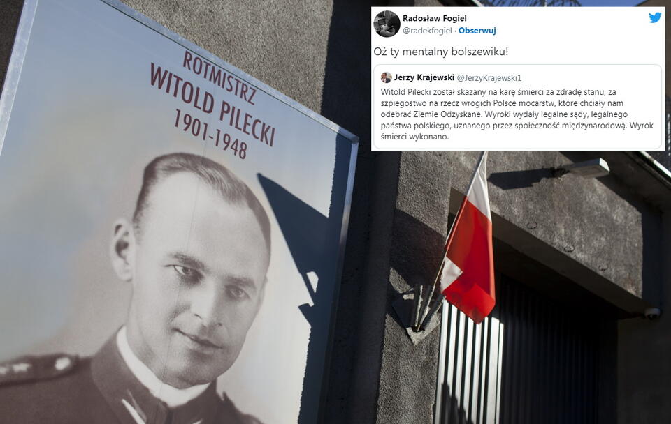 Rtm. Witold Pilecki / autor: Fratria/Twitter