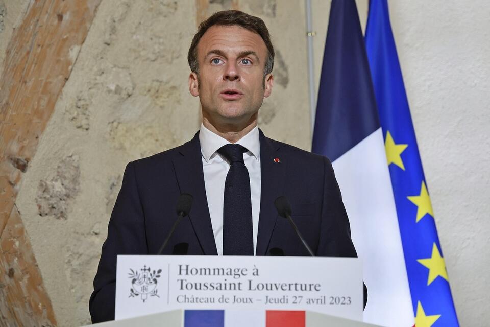 Emmanuel Macron  / autor: PAP/EPA