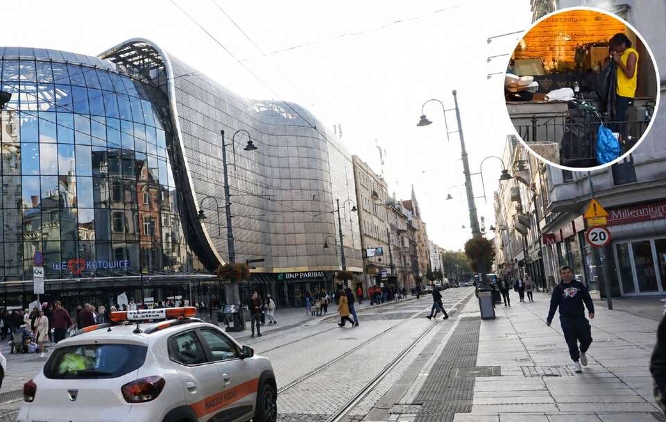 Koczowisko w samym centrum Katowic. Szokujące nagr