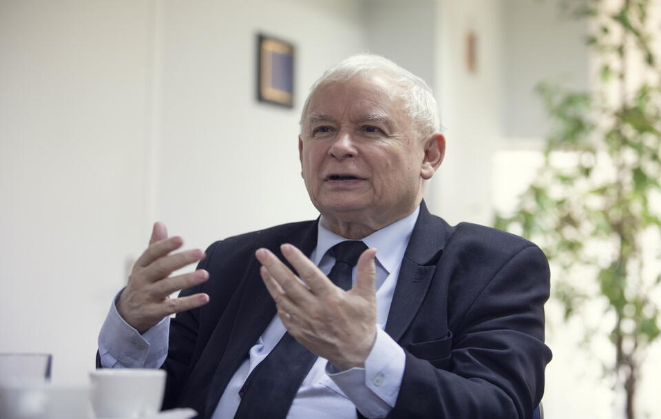 Prezes Jarosław Kaczyński  / autor: fot. Andrzej Wiktor