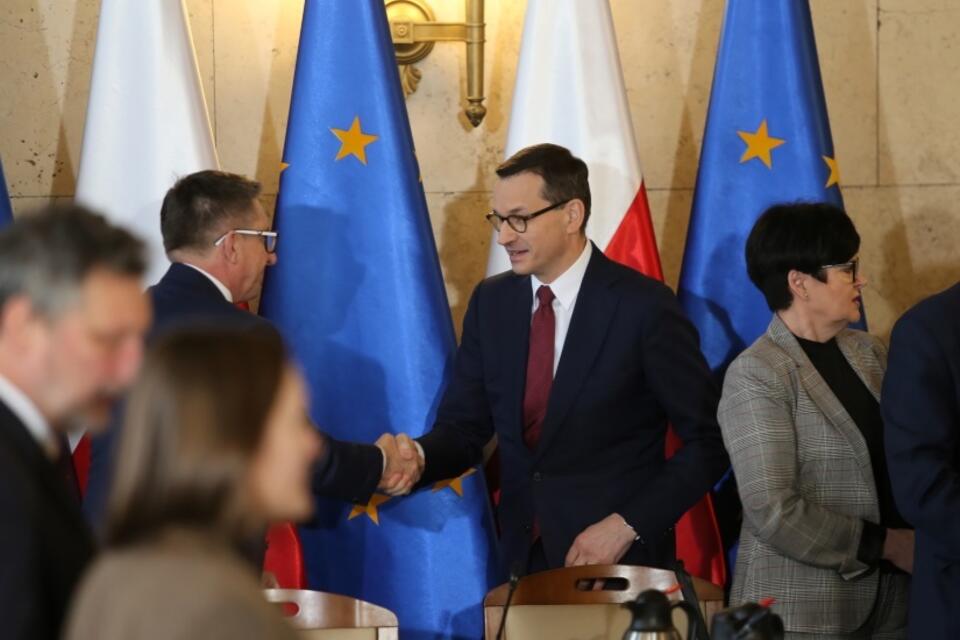 Premier Morawiecki  / autor: PAP/Andrzej Grygiel