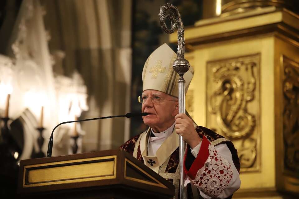 Abp Marek Jędraszewski - Msza św. w katedrze na Wawelu w rocznicę wprowadzenia stanu wojennego / autor: fot. Biuro Prasowe Archidiecezji Krakowskiej