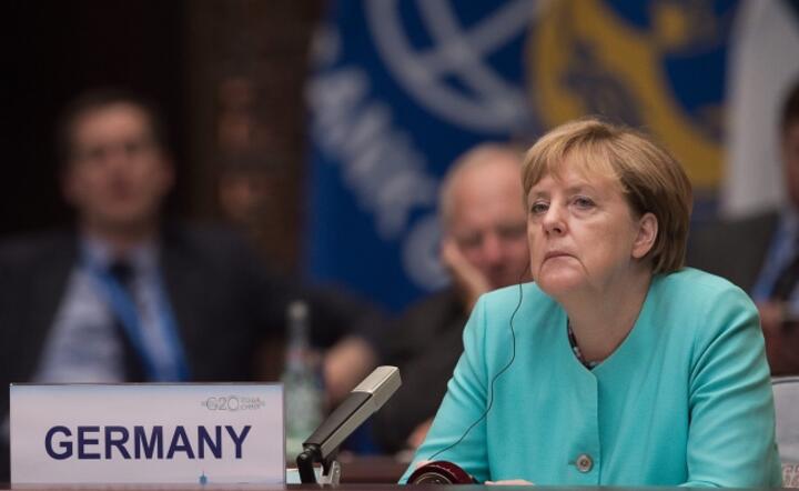 Kanclerz Angela Merkel na szczycie G20, fot. PAP/EPA/NICOLAS ASFOURI 