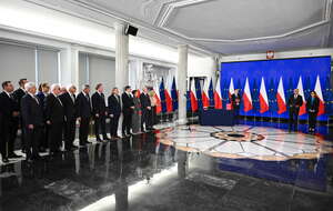 "ślubowanie" sędziów TK w Sejmie / autor: PAP