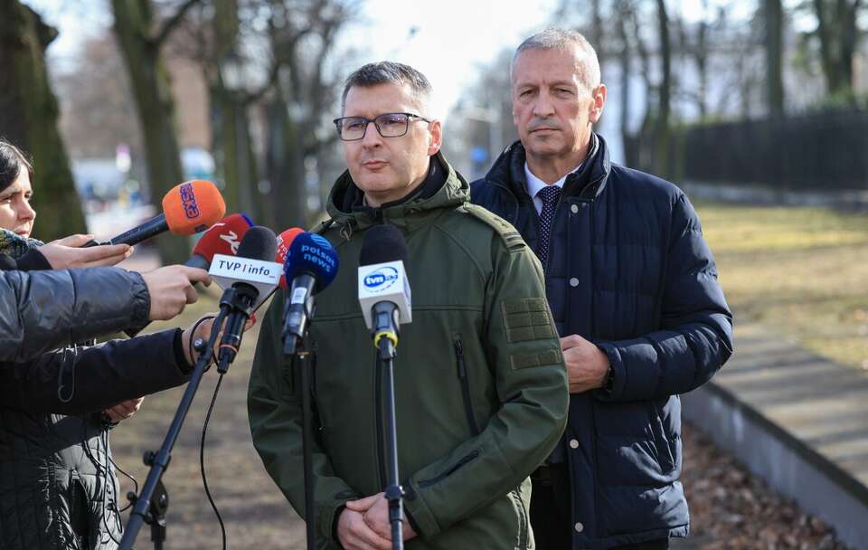 Andrzej Juźwiak i Jacek Dobrzyński  / autor: PAP/Szymon Pulcyn