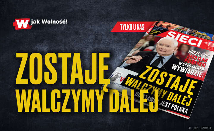Jarosław Kaczyński w „Sieci”: „Zostaję. Walczymy dalej”