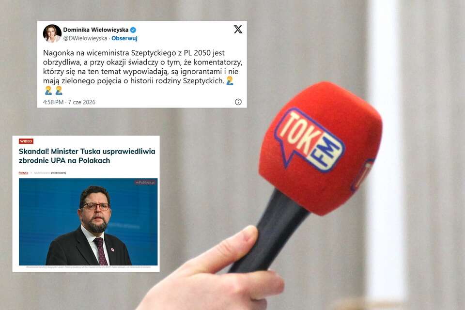 Веловейска стояла позади Шептицкого. Комментаторы не отпускали