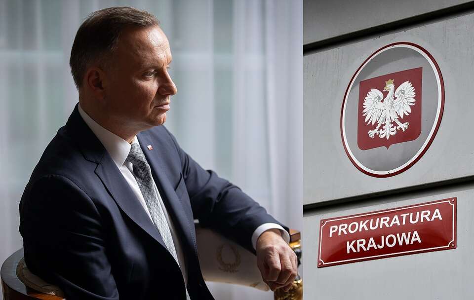 Prezydent Andrzej Duda; budynek Prokuratury Krajowej / autor: Fratria