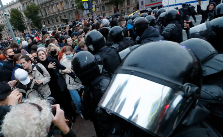 Protesty w Rosji / autor: PAP/EPA/ANATOLY MALTSEV