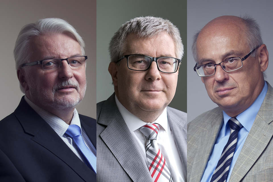 Witold Waszczykowski, Ryszard Czarnecki, Zdzisław Krasnodębski  / autor: fratria 