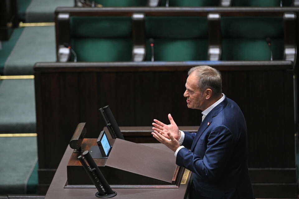 Donald Tusk  / autor: PAP/Marcin Obara