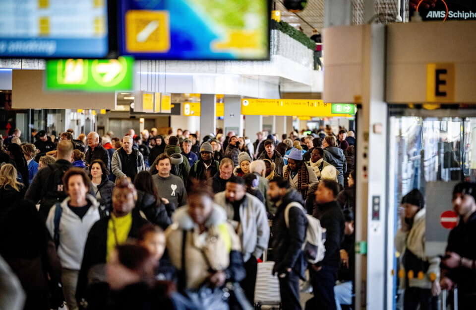 Paraliż lotniska w Amsterdamie / autor: PAP/EPA