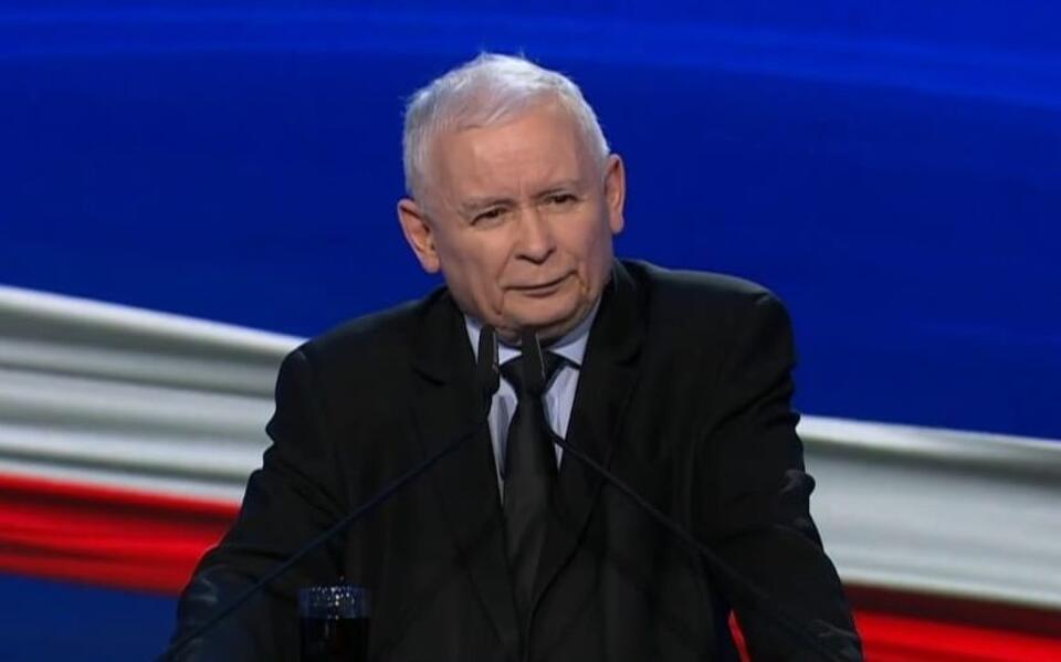 Premier Kaczyński w czasie prezentacji Polskiego Ładu / autor: wPolityce.pl