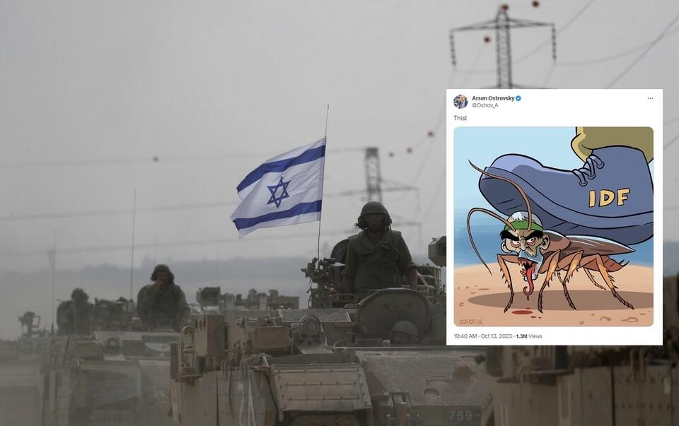 Izraelska armia patroluje granice ze Strefą Gazy / autor: PAP/EPA/ATEF SAFADI/ X: @Ostrov_A