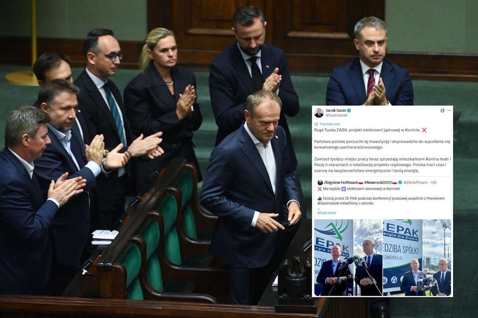 Rząd koalicji 13 grudnia / autor: PAP-Piotr Nowak/X-Jacek Sasin, screen