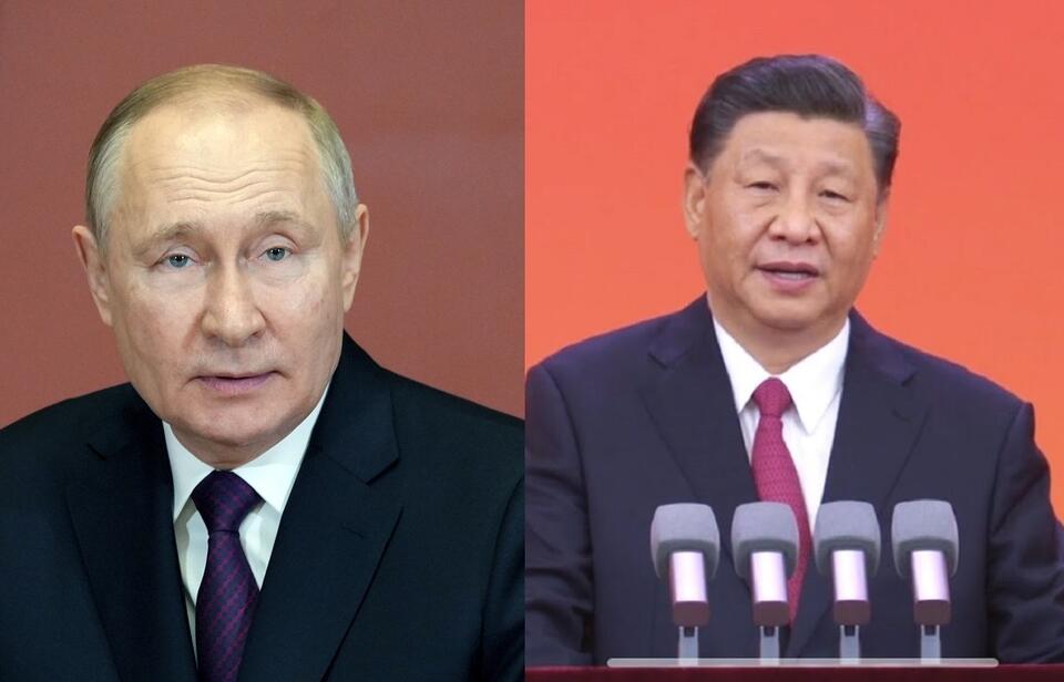 Władimir Putin, Xi Jinping  / autor: PAP/EPA/ screenshot YouTube CGTN