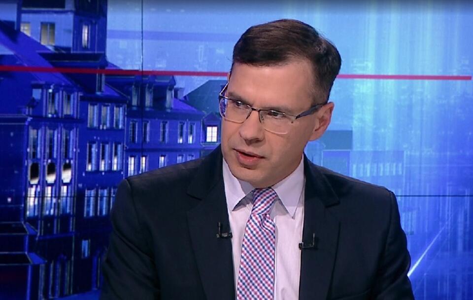 Michał Karnowski / autor: screenshot TVP Info