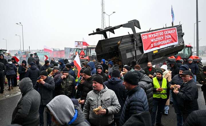 Protest rolników  / autor: PAP/Przemysław Piątkowski