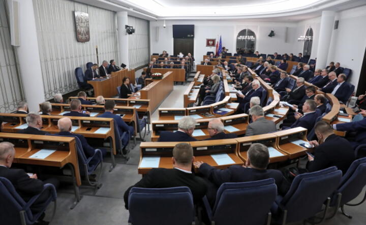 Senat - posiedzenie / autor: PAP/Tomasz Gzell
