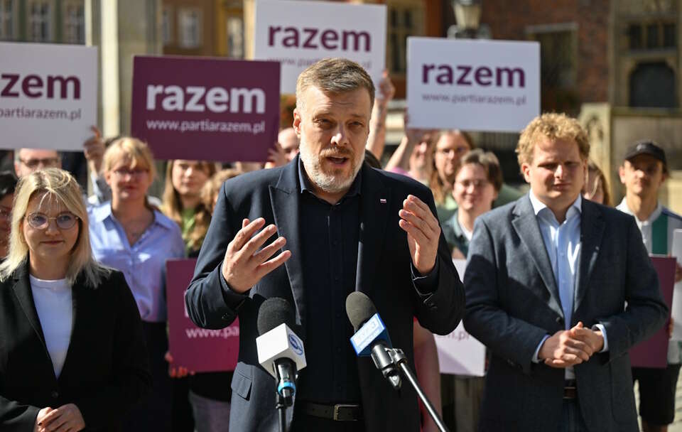 Partia Razem / autor: PAP/Maciej Kulczyński