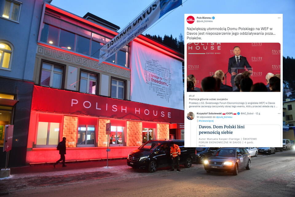 Dom Polski w Davos  / autor: PAP/Radek Pietruszka