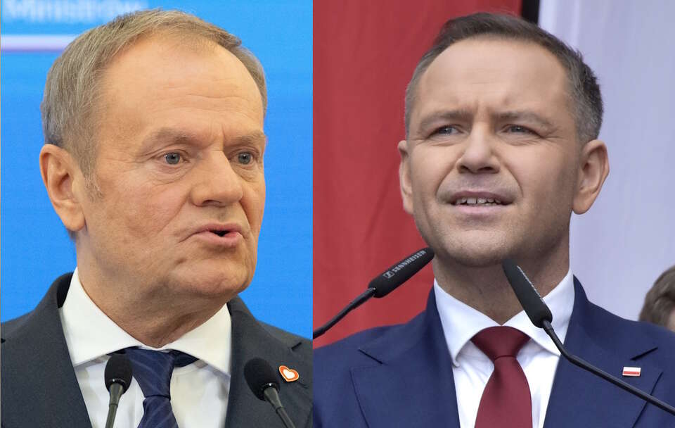 Donald Tusk, Karol Nawrocki / autor: Fratria