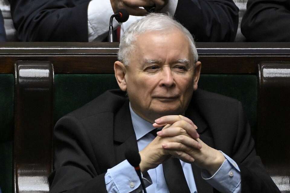 Prezes PiS Jarosław Kaczyński / autor: PAP/Marcin Obara