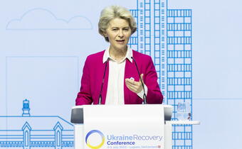 Szefowa KE: Unia zebrała na pomoc Ukrainie 6,2 mld euro