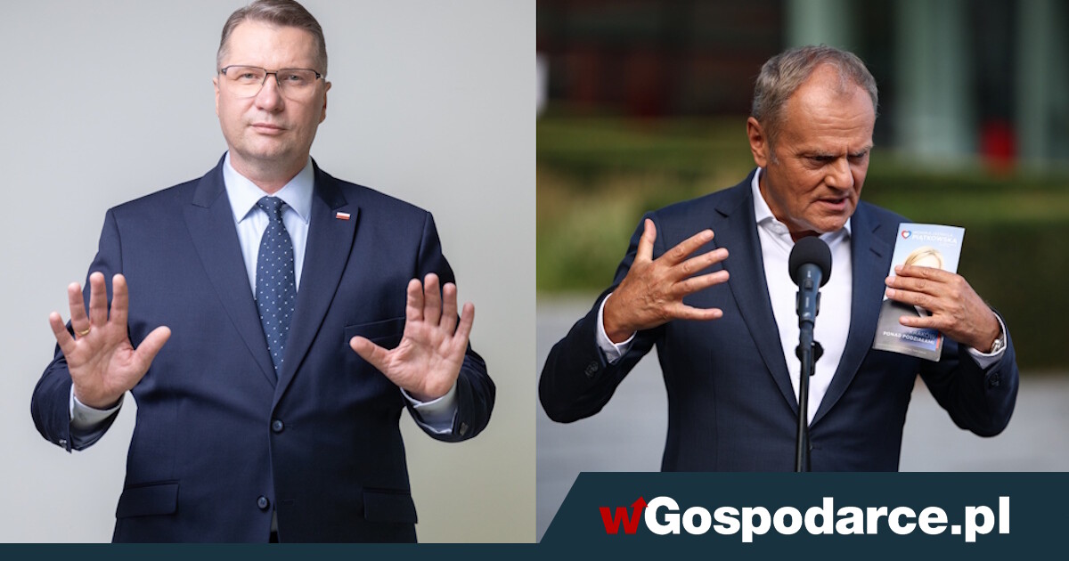 „Łapy precz, panie Tusk”. Tusk chce pieniędzy od Polaków