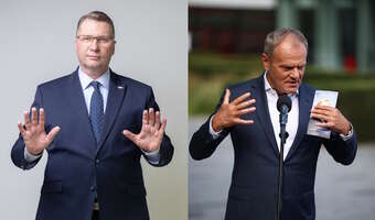 „Łapy precz, panie Tusk”. Tusk chce pieniędzy od Polaków