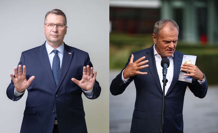 Premier Donald Tusk zapowiadający zmiany w podatkach / autor: PAP/Fratria