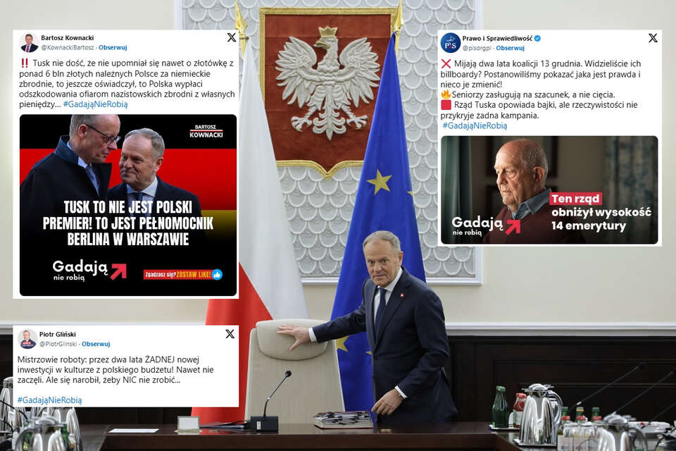 PiS odpowiada na przechwałki koalicji. "Gadają, nie robią"