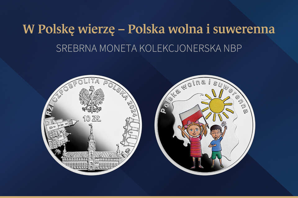 Polska wolna i suwerenna- nowa srebrna moneta kolekcjonerska