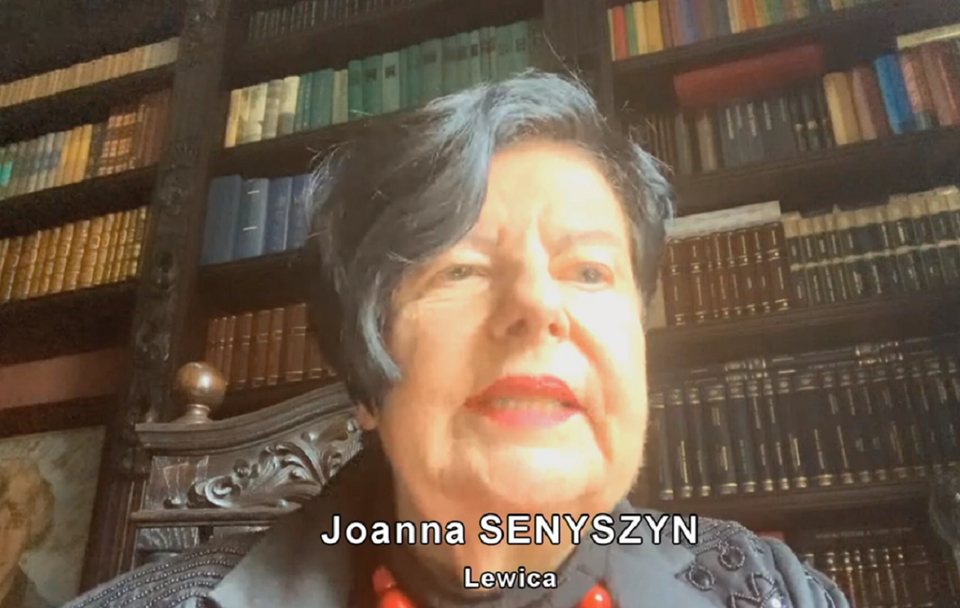 Joanna Senyszyn / autor: Screen/videoparlament.pl