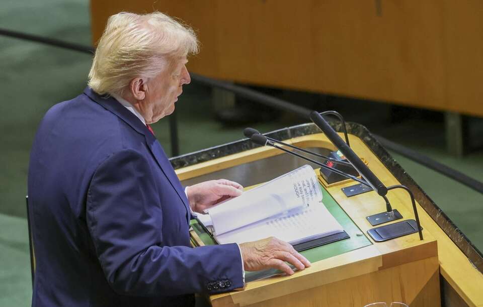 Donald Trump / autor: EPA/SARAH YENESEL Dostawca: PAP/EPA.