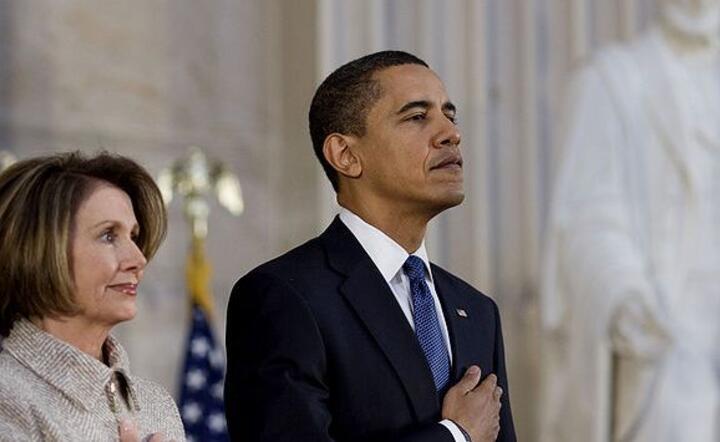 Prezydent USA Barack Obama i Nancy Pelosi na Kapitolu, fot. Wikipedia - Executive Office of the President of the United States