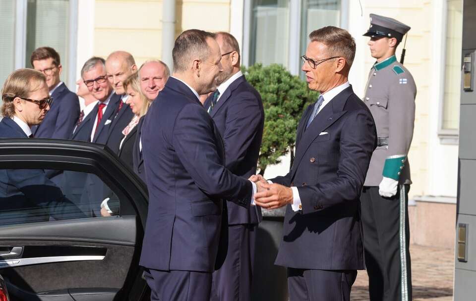 Karol Nawrocki i Alexander Stubb / autor: PAP/Albert Zawada