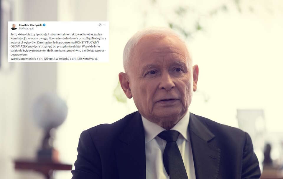 Jarosław Kaczyński / autor: Fratria/X