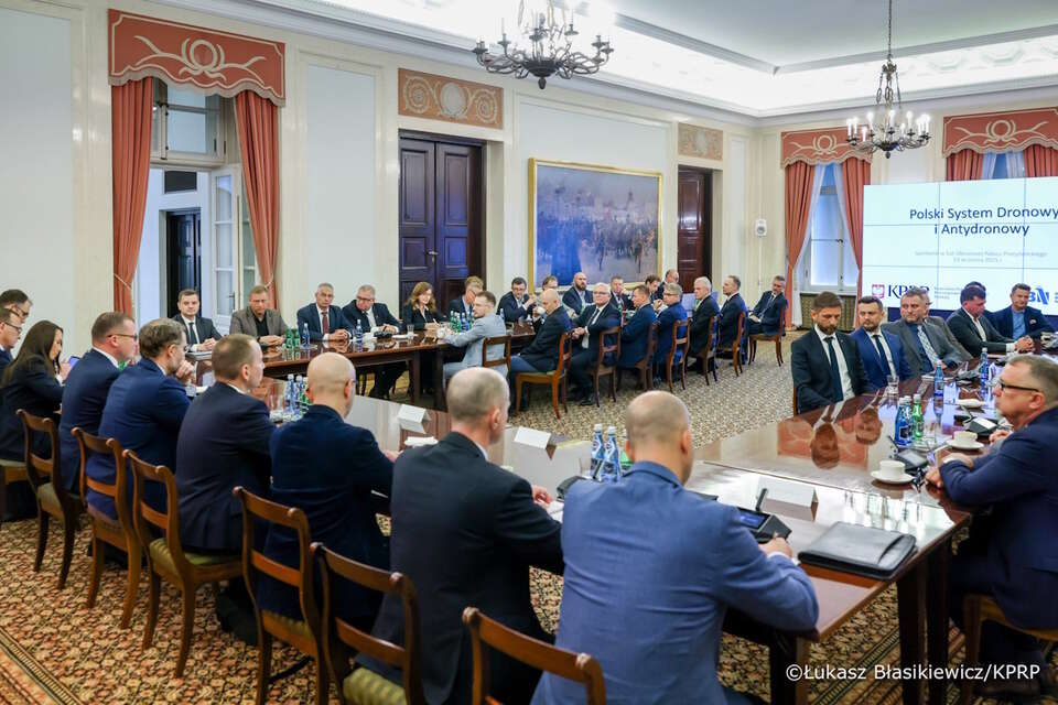 Spotkanie z firmami zajmującymi się systemami dronowymi i antydronowymi / autor: Łukasz Błasikiewicz/KPRP