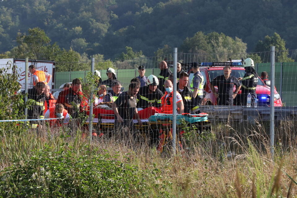 Wypadek polskiego autokaru w Chorwacji  / autor: PAP/EPA